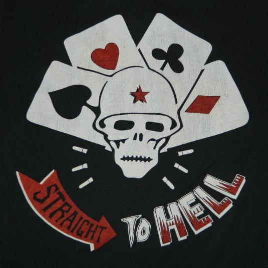 clash straight to hell t shirt