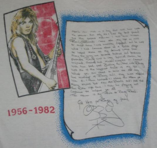 randy rhoads tribute shirt