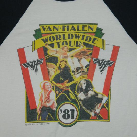 van halen concert t shirts