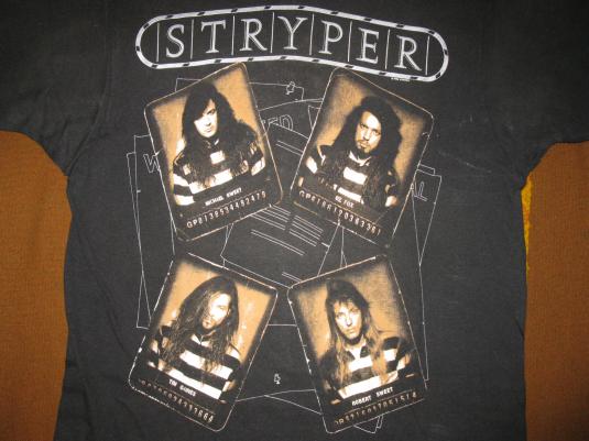 stryper band t shirt