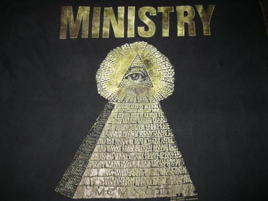 vintage ministry t shirt