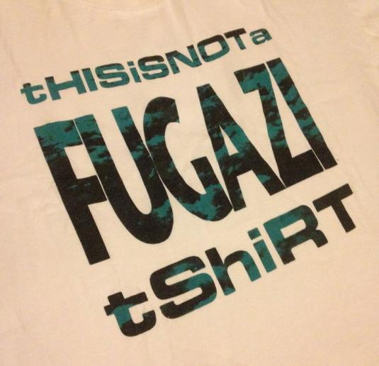 my sister's fugazi shirt