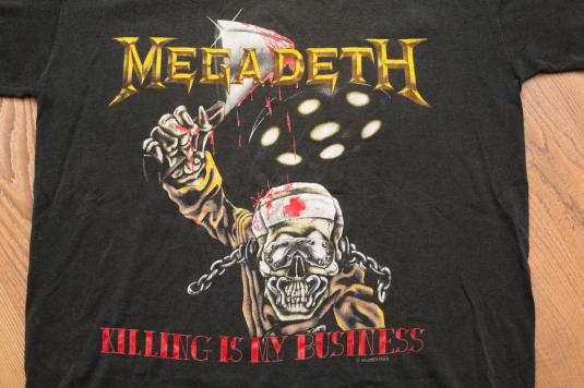 megadeth killing is my business shirt