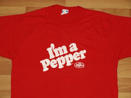 Vintage 1980s Dr Pepper Im A Pepper T Shirt