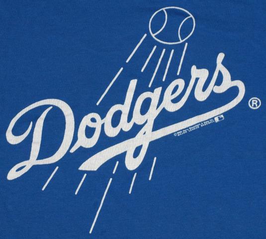 la dodgers vintage t shirt