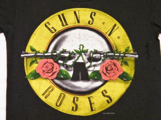 guns n roses tour t shirts