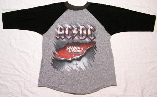 ac dc razors edge t shirt