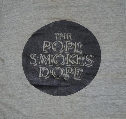 pope smokes dope t shirt