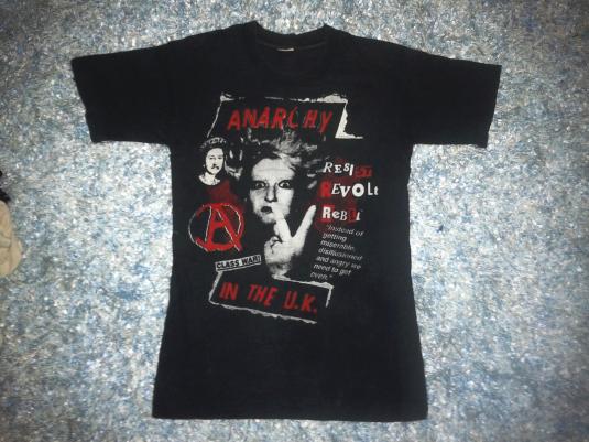 Vintage Anarchy In The Uk Sex Pistols T Shirt