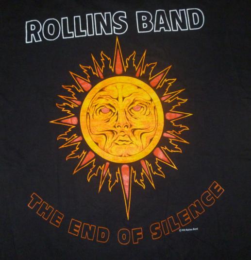 rollins band end of silence t shirt