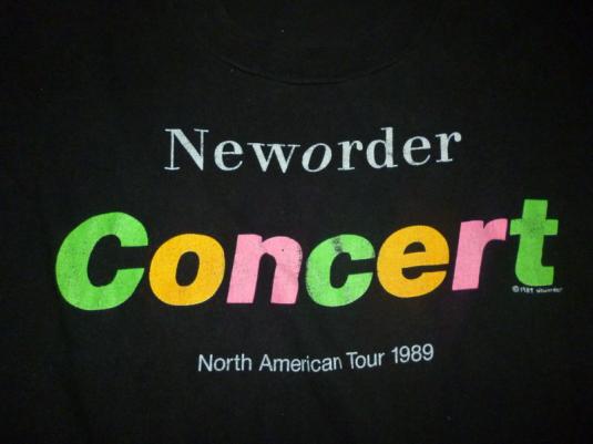 new order us live 1989