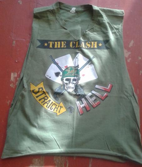 clash straight to hell t shirt