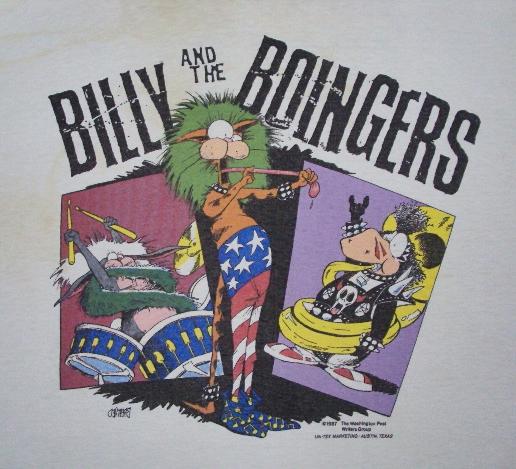 billy and the boingers t shirt