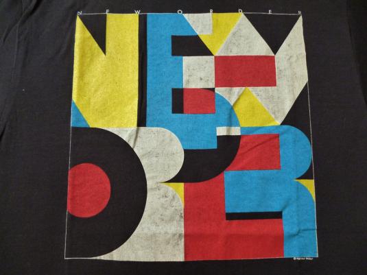 RARE VINTAGE 1988 NEW ORDER T