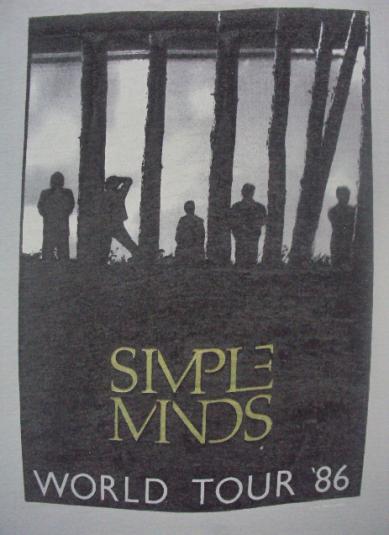 simple minds shirt