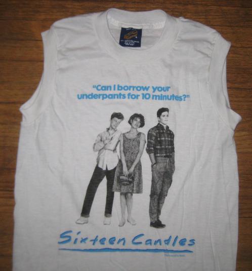 16 candles tee shirts