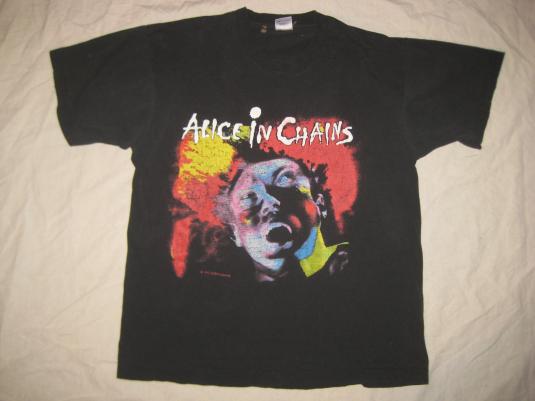 alice in chains t shirt vintage