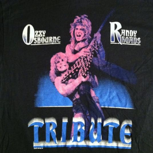 ozzy osbourne randy rhoads tribute shirt