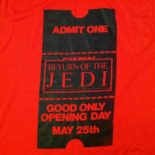 return of the jedi t shirts