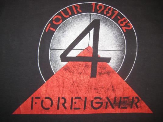 foreigner 4 shirt