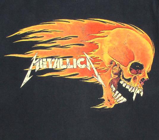 メタリカflaming skull vintage tシャツ ´90s+radiokameleon.ba