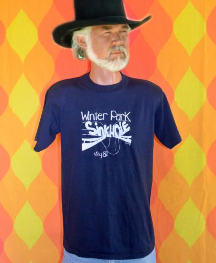 Vintage 1981 Winter Park Sinkhole Florida Nature T Shirt