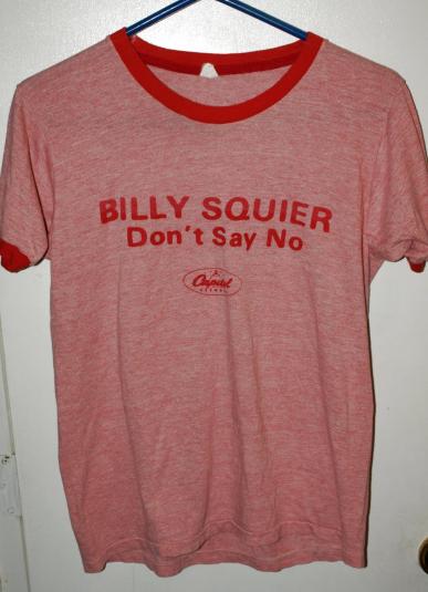 billy squier shirt