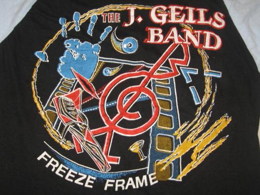 j geils band tee shirts