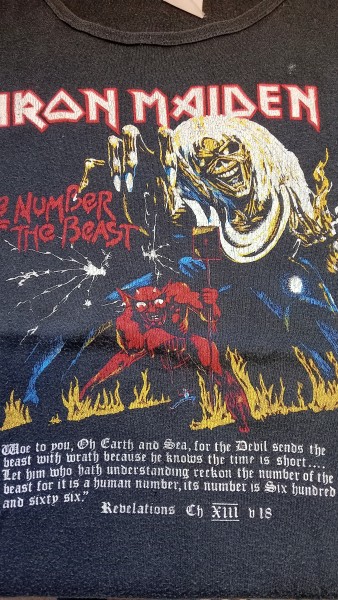 Iron Maiden Number of the Beast with Revelations Text