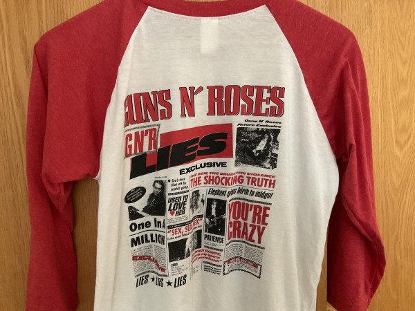 Guns n’ Roses Lies tour shirt. I can’t find another online