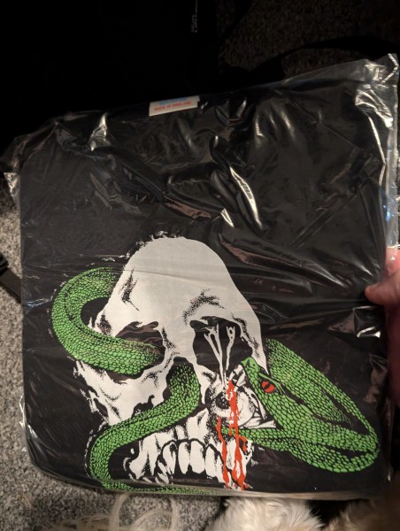 skull and snake