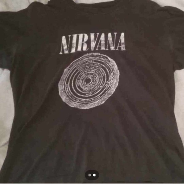 Legit check on two Nirvana shirts.