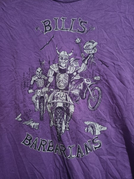 Bill's Barbarian shirt with rod stewart copyright