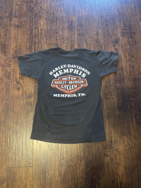 Vintage Harley Davidson t shirt 3D Emblem American Legend