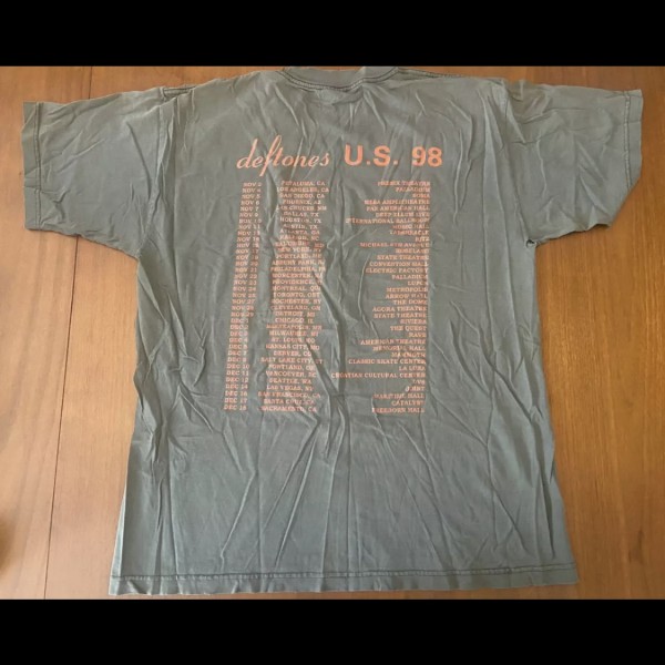 Deftones 1998 Around The Fur tour tee