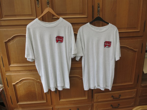 2 tshirt Marlboro , fruit of the loom