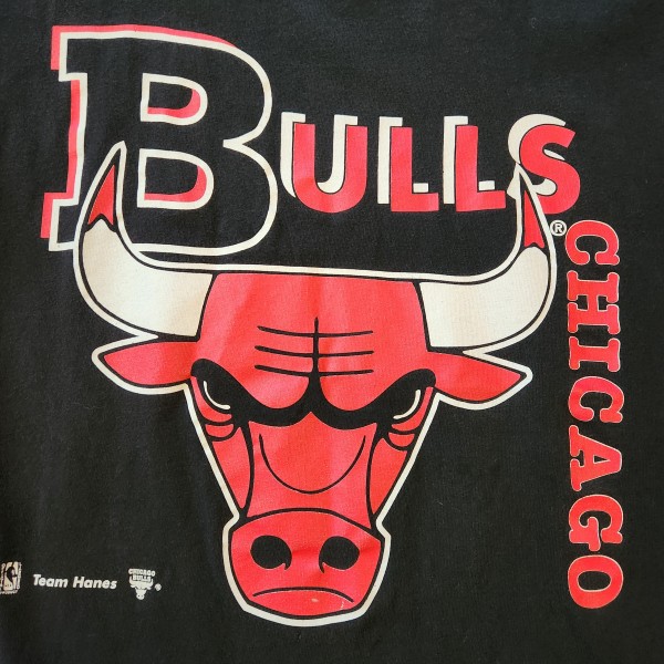 90s Chicago Bulls Tee Team Hanes