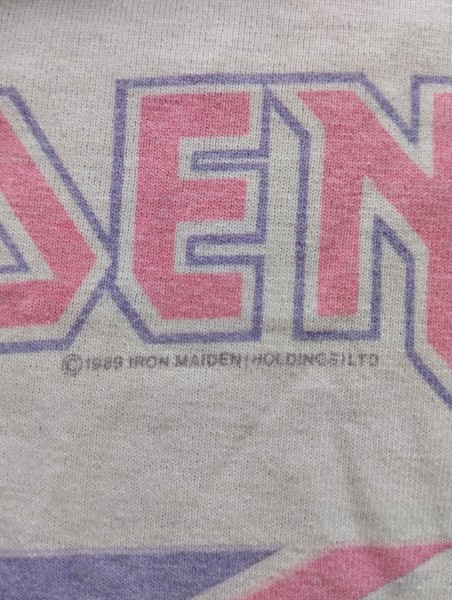 Vintage Iron Maiden Seventh tour of a Seventh tour 1980s t shirt