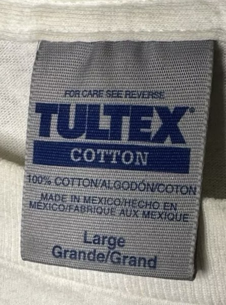 grey/blue tultex tag