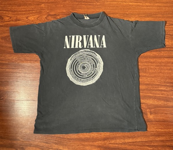 Vintage 1991 Nirvana "Vestibule" T-shirt: Top Heavy tag