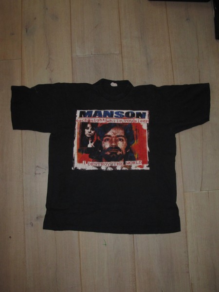 Charles Manson Terror Worldwide T-Shirt