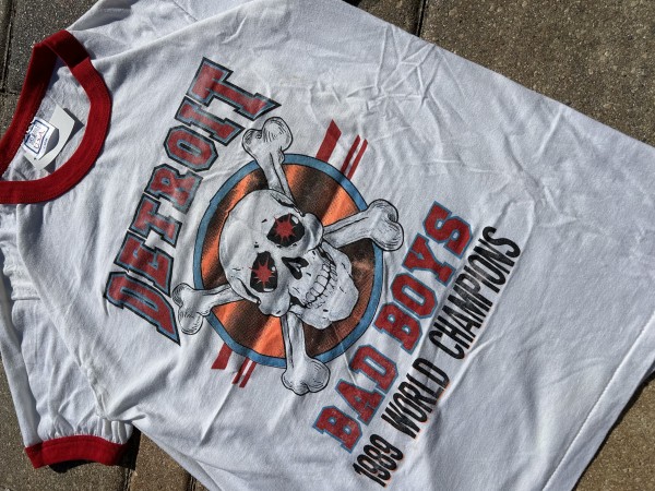 Detroit Bad Boys 1989 World Champions tee