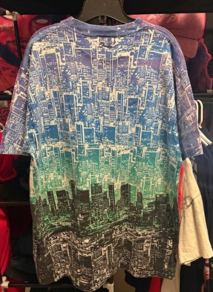 90s Anvil Chicago Cityscape AOP T-Shirt XL