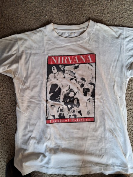 Nirvana Bleach Limited edition t-shirt CD BOX