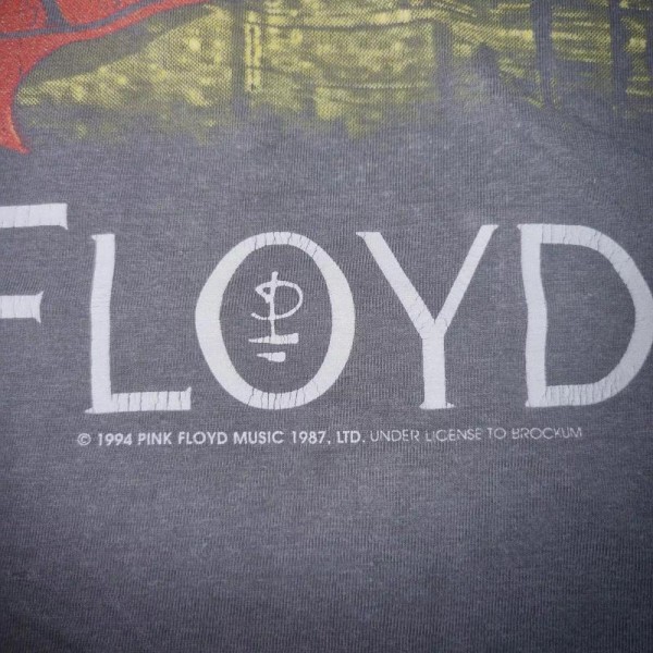 Check on a Pink Floyd 1994 European Tour Brockum tag