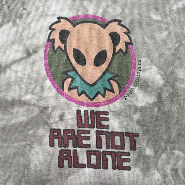 Grateful Dead Alien Bear “We Are Not Alone” Liquid Blue