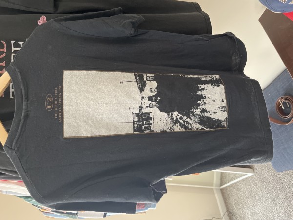 vintage u2 the joshua tree t-shirt back america spring 1987