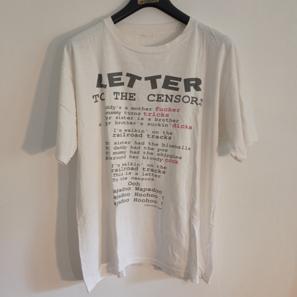 Appraisal for Mano Negra T-Shirt Letter to the Censors