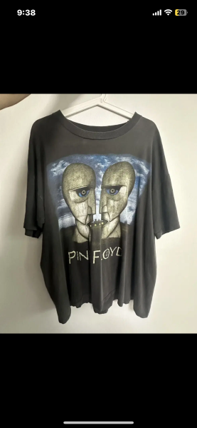 vintage pink floyd division bell t shirt