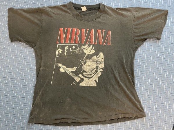 Nirvana tee from the 1993 cow palace charity show